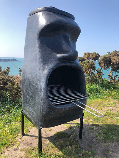 Brasero Moai 101*45 cm